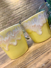 Load image into Gallery viewer, Yellow flat white | cortado | coffee cups | set of two