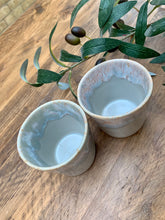 Load image into Gallery viewer, Grey flat white | cortado | coffee cups | set of two