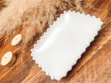 Load image into Gallery viewer, White pearl edge | soap dish | beautiful stoneware
