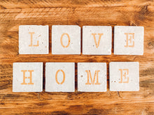Load image into Gallery viewer, Rustic | natural stone | HOME | coaster set of four
