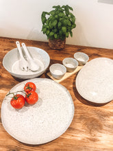 Load image into Gallery viewer, Salad bowl | serving bowl | fruit bowl | artisan speckled grey