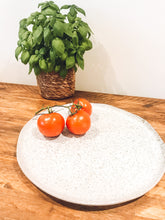 Load image into Gallery viewer, Round serving platter | Artisan speckled grey