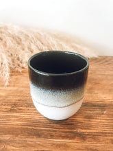 Load image into Gallery viewer, Black ombré | flat white | coffee cups | set of four