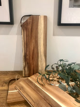 Load image into Gallery viewer, Rectangular wood board | natural acacia | cheese board | serving plank | serving board | antipasti board