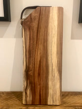 Load image into Gallery viewer, Rectangular wood board | natural acacia | cheese board | serving plank | serving board | antipasti board