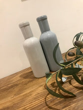 Load image into Gallery viewer, Salt and pepper mill set | smooth matt ceramic | white and stone