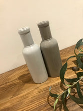Load image into Gallery viewer, Salt and pepper mill set | smooth matt ceramic | white and stone