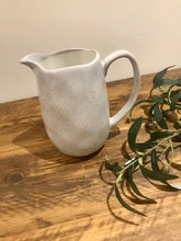 Load image into Gallery viewer, Artisan ceramic glazed | jug | serving jug | gravy jug | speckled grey