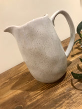 Load image into Gallery viewer, Artisan ceramic glazed | jug | serving jug | gravy jug | speckled grey