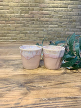 Load image into Gallery viewer, Grey flat white | cortado | coffee cups | set of two

