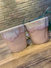 Load image into Gallery viewer, Soft pink flat white | cortado | coffee cups | set of two
