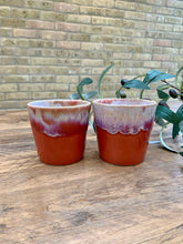 Load image into Gallery viewer, Terracotta flat white | cortado | coffee cups | set of two
