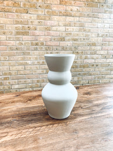 Soft beige | decorative vase | smooth matt finish