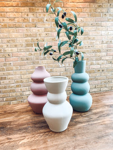 Soft beige | decorative vase | smooth matt finish