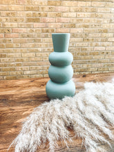 Load image into Gallery viewer, Soft green grey | decorative vase | smooth matt finish
