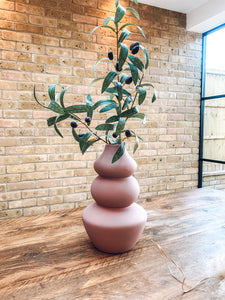 Soft old pink | decorative vase | smooth matt finish