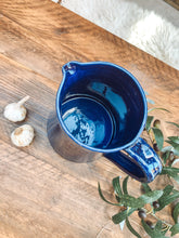 Load image into Gallery viewer, Cobalt blue | extra large ceramic jug | pitcher | vase | Mediterranean farmhouse style

