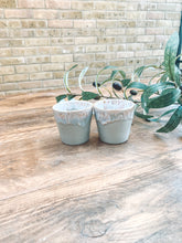 Load image into Gallery viewer, Grey | espresso cups | stoneware | set of two
