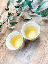 Load image into Gallery viewer, Yellow espresso cups | stoneware | set of two
