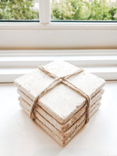 Load image into Gallery viewer, Rustic | natural stone | coaster set
