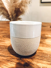 Load image into Gallery viewer, Textured white | flat white | coffee cups | set of four
