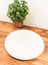 Load image into Gallery viewer, Round serving platter | Artisan speckled grey
