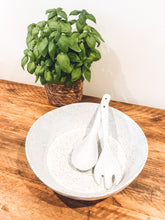 Load image into Gallery viewer, Speckled grey | salad servers
