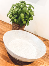 Load image into Gallery viewer, Salad bowl | serving bowl | fruit bowl | artisan speckled grey
