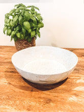 Load image into Gallery viewer, Salad bowl | serving bowl | fruit bowl | artisan speckled grey

