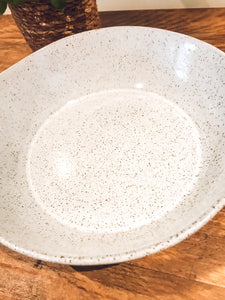 Salad bowl | serving bowl | fruit bowl | artisan speckled grey