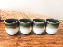 Load image into Gallery viewer, Textured white | flat white | coffee cups | set of four
