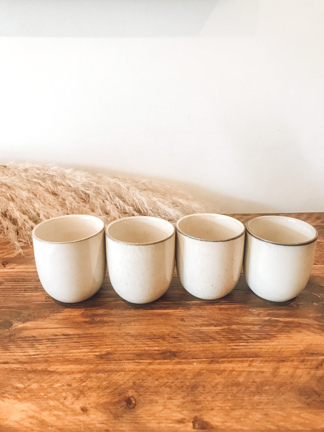 White sand | flat white | coffee cups | set of four