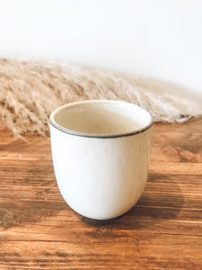 White sand | flat white | coffee cups | set of four