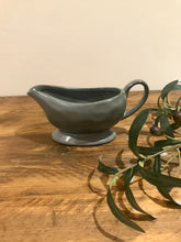 Load image into Gallery viewer, Rustic charcoal glazed | gravy boat | sauce boat
