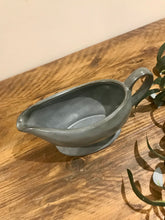 Load image into Gallery viewer, Rustic charcoal glazed | gravy boat | sauce boat
