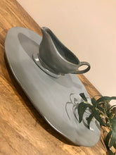 Load image into Gallery viewer, Rustic charcoal glazed | gravy boat | sauce boat

